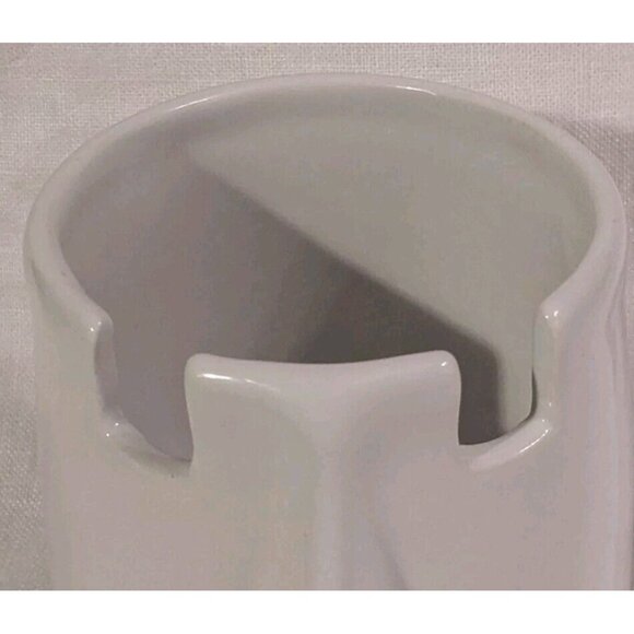 Lenny Mud Eyeglass Holder You're Spectacular Ceramic Red Lips Pencil Cup Planter - Picture 13 of 14